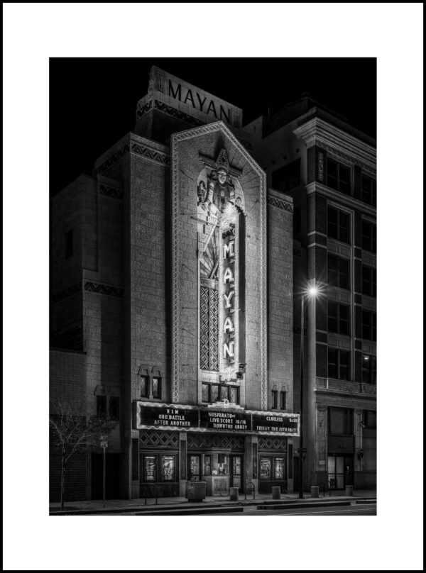 Mayan Theatre BW