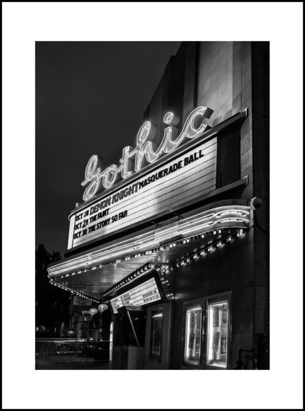 Gothic Theatre BW